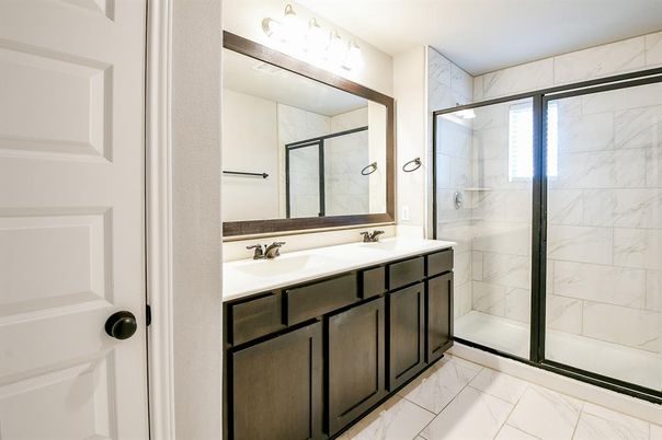 Bathroom, Glass Shower, Interior, Marble, Marble Walls