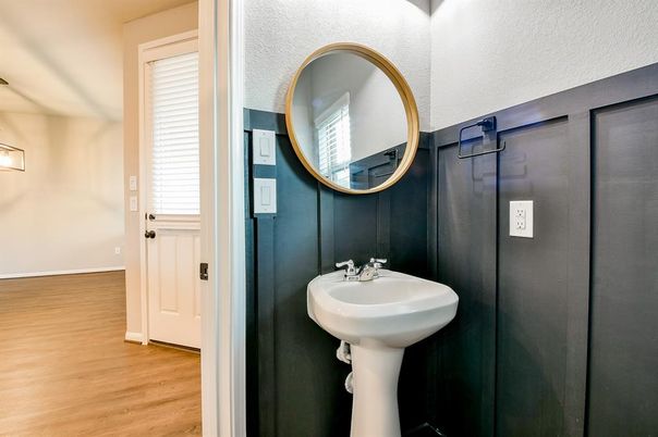 Bathroom, Interior, Wood Texture Flooring