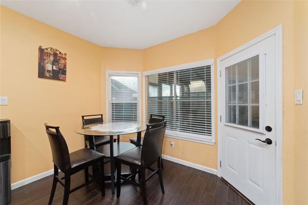 Dining room, Interior, Wood Texture Flooring
