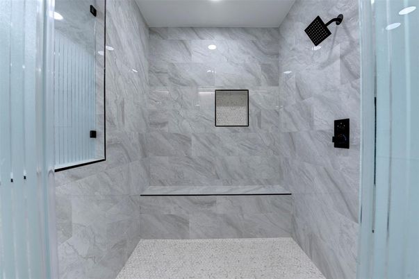 Bathroom, Interior, Marble Walls