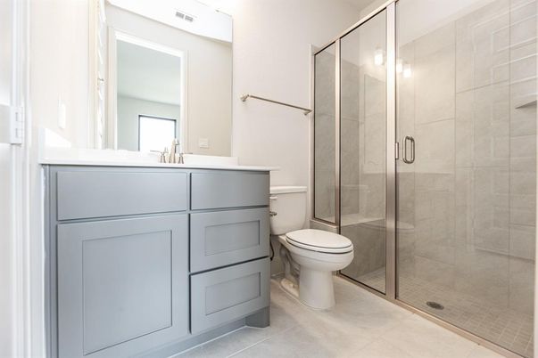 Bathroom, Glass Shower, Interior