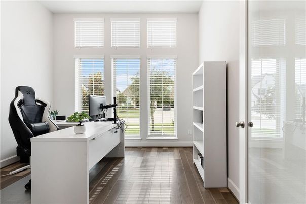 Home Office, Interior, Wood Texture Flooring