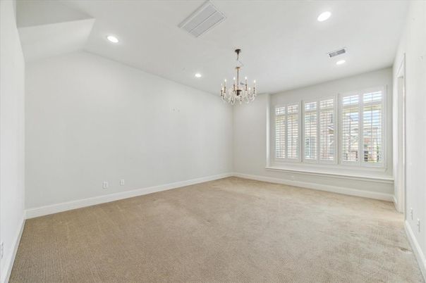 Chandelier, Empty room, Interior, Recessed Lighting