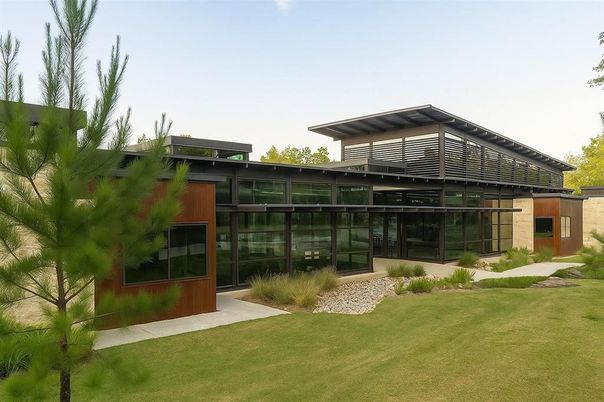 Backyard, Exterior, Facade, Modern