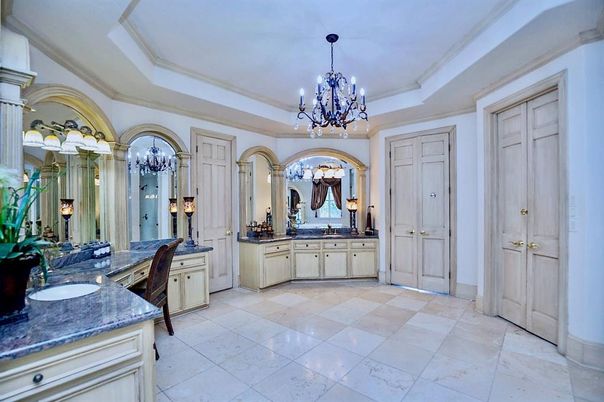 Bathroom, Chandelier, Dual Sink Vanities, Interior