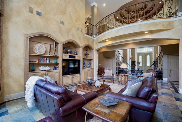 Interior, Living room, Recessed Lighting