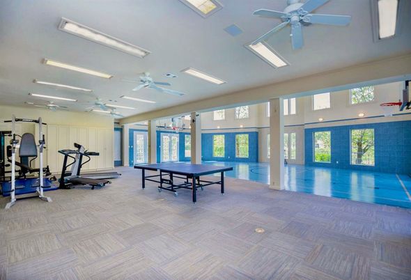 Fitness Equipment, Game Room, Interior, Recessed Lighting