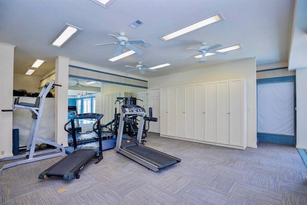 Fitness Equipment, Interior, Recessed Lighting
