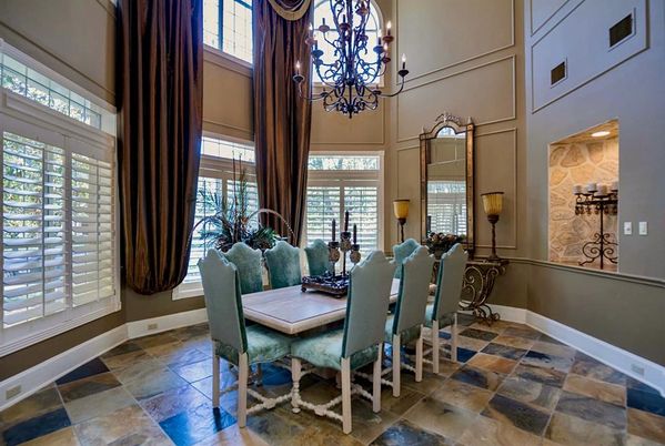 Chandelier, Dining room, Interior