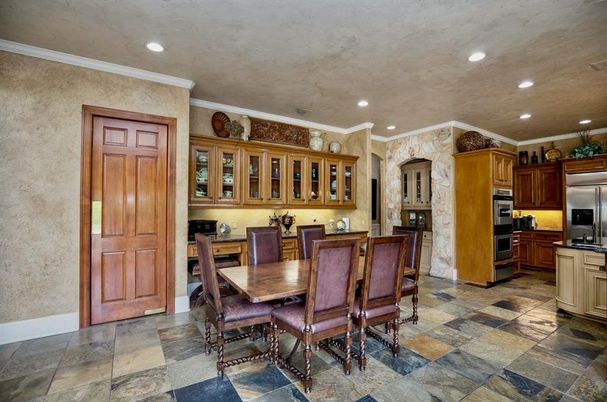 Dining room, Interior, Kitchen, Recessed Lighting
