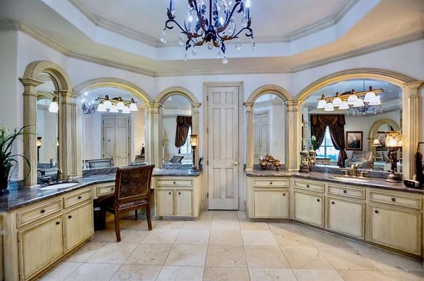 Bathroom, Chandelier, Dual Sink Vanities, Interior