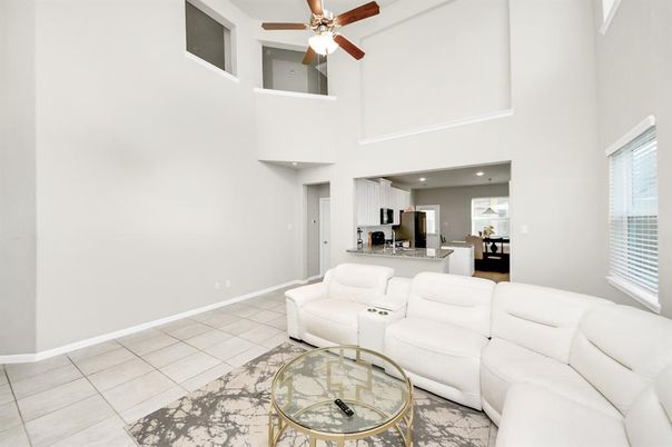 Interior, Kitchen, Living room, Recessed Lighting