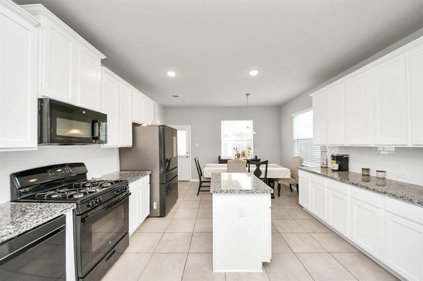 Dining room, Interior, Kitchen, Pendant Lights, Recessed Lighting