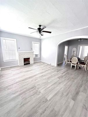 Empty room, Fireplace, Interior, Wood Texture Flooring