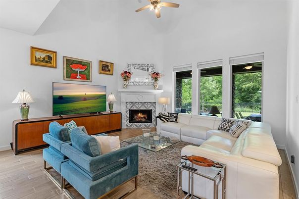 Fireplace, Interior, Living room, Wood Texture Flooring