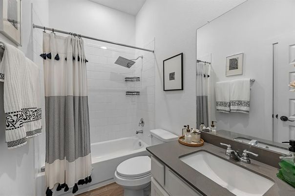 Bathroom, Interior, Wood Texture Flooring