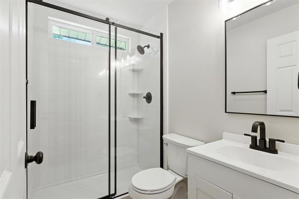 Bathroom, Glass Shower, Interior