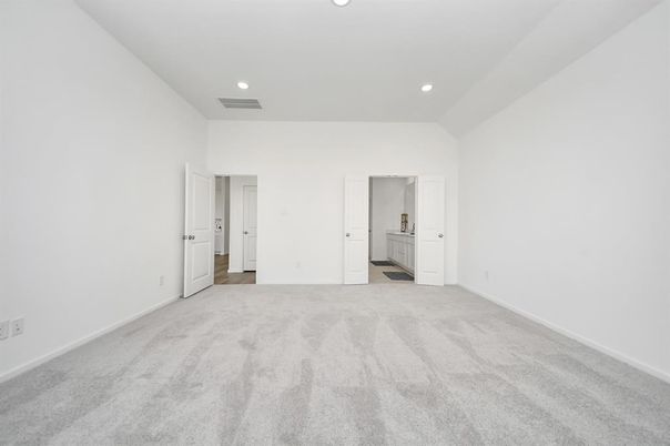 Empty room, Interior, Recessed Lighting