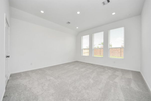 Empty room, Interior, Recessed Lighting