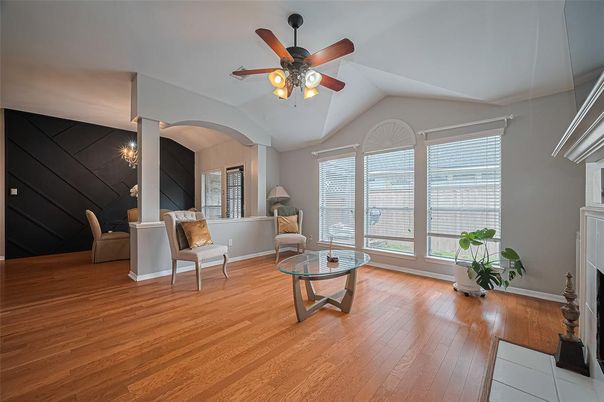 Fireplace, Interior, Wood Texture Flooring