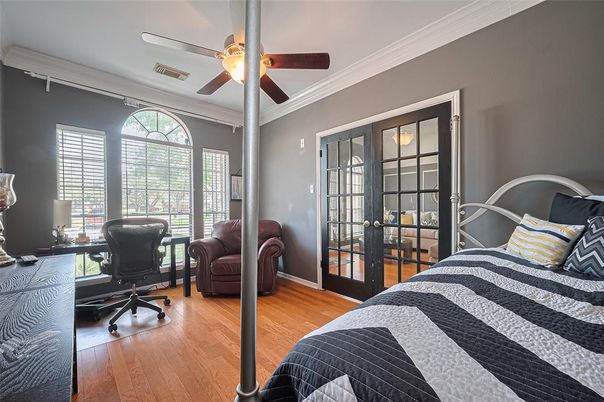 Bedroom, Home Office, Interior, Wood Texture Flooring