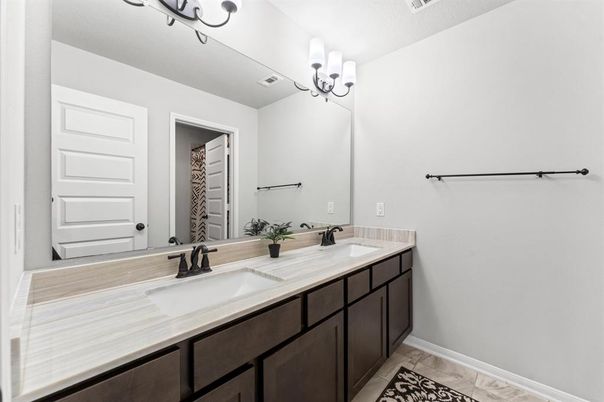 Bathroom, Dual Sink Vanities, Interior, Marble