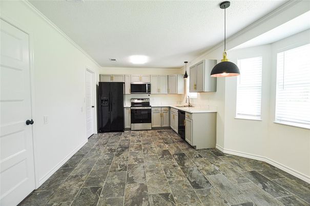 Interior, Kitchen, Pendant Lights, Stainless Steel Appliances