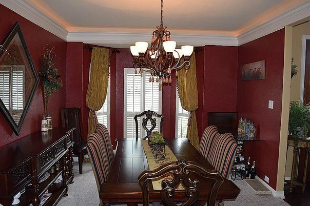 Chandelier, Dining room, Interior