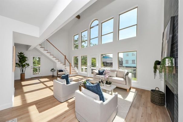 Fireplace, Interior, Living room, Wood Texture Flooring