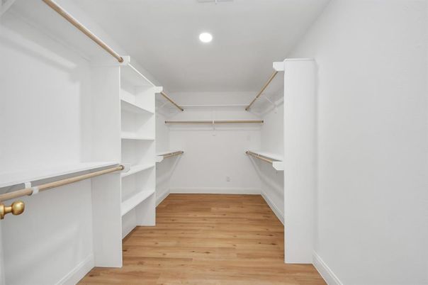 Interior, Recessed Lighting, Walk-in Closets, Wood Texture Flooring