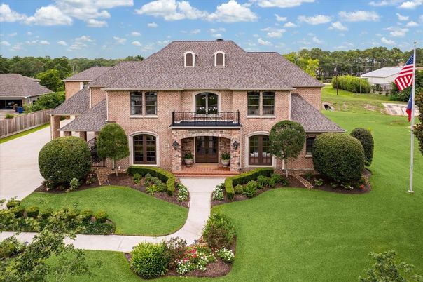 Exterior, Facade, Brick Facade, French Provincial