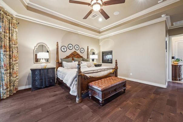 Bedroom, Interior, Wood Texture Flooring