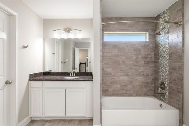 Bathroom, Interior, Wood Texture Flooring
