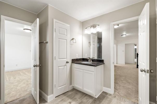 Bathroom, Interior, Wood Texture Flooring