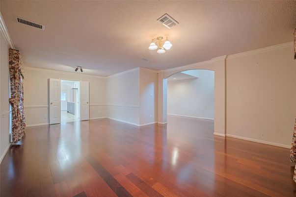 Empty room, Interior, Wood Texture Flooring