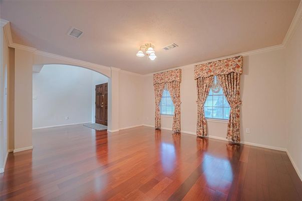 Empty room, Interior, Wood Texture Flooring