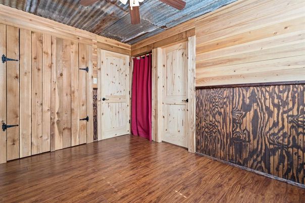 Empty room, Interior, Wood Texture Flooring, Wooden Walls