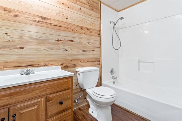 Bathroom, Interior, Wood Texture Flooring, Wooden Walls