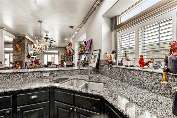 Chandelier, Interior, Recessed Lighting