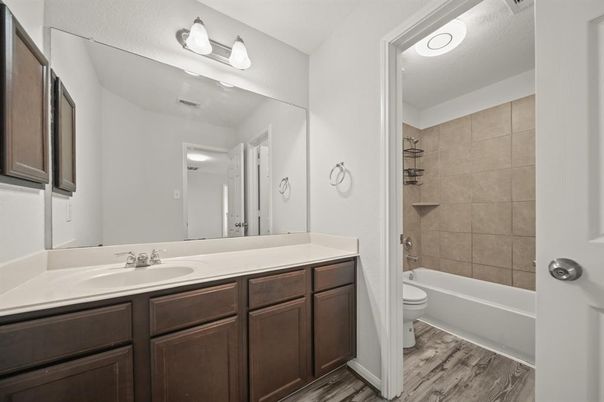 Bathroom, Interior, Wood Texture Flooring