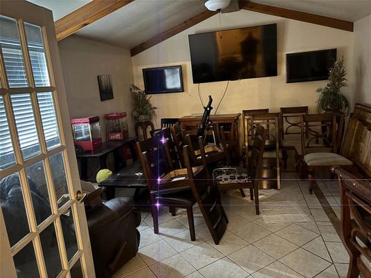 Dining room, Interior, Wooden Beams