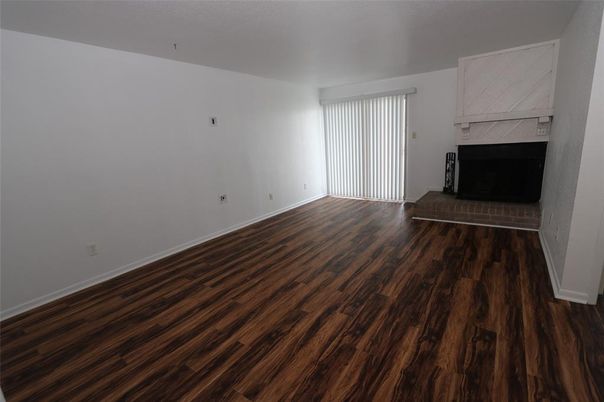Empty room, Fireplace, Interior, Wood Texture Flooring