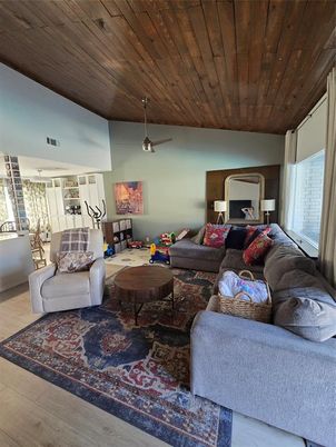 Interior, Living room, Wooden Ceilings, Wood Texture Flooring