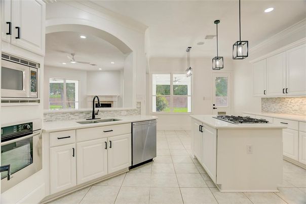 Interior, Kitchen, Pendant Lights, Recessed Lighting