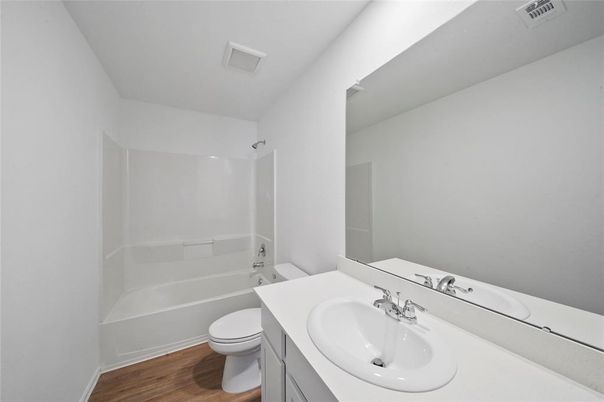 Bathroom, Interior, Wood Texture Flooring