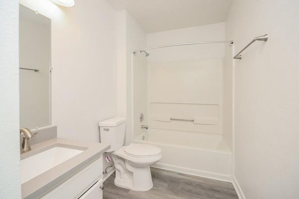 Bathroom, Interior, Wood Texture Flooring