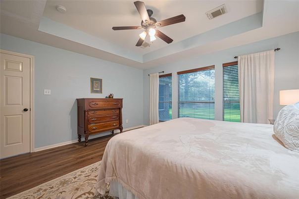 Bedroom, Interior, Wood Texture Flooring
