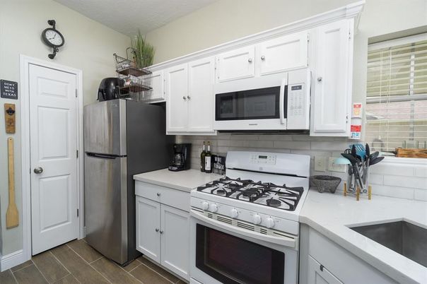 Interior, Kitchen, Wood Texture Flooring