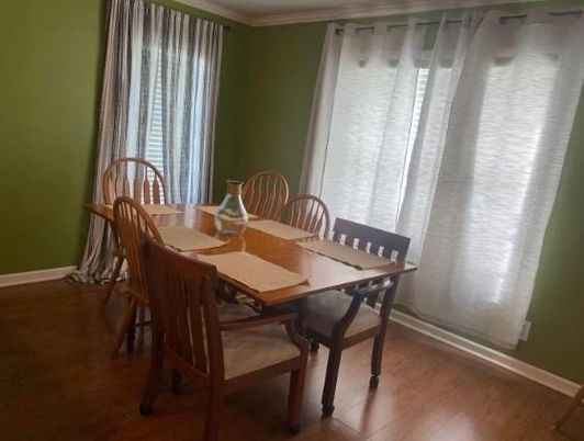Dining room, Interior, Wood Texture Flooring