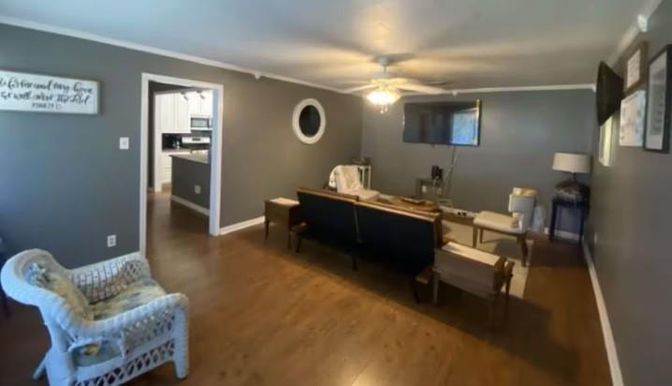 Home Office, Interior, Wood Texture Flooring